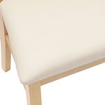 Casa si Gradina - Mobilier - Scaune si fotolii - Scaune - Scaune de dining 2 pcs natural 50 x 52,5 x 91 cm - Infinity.ro