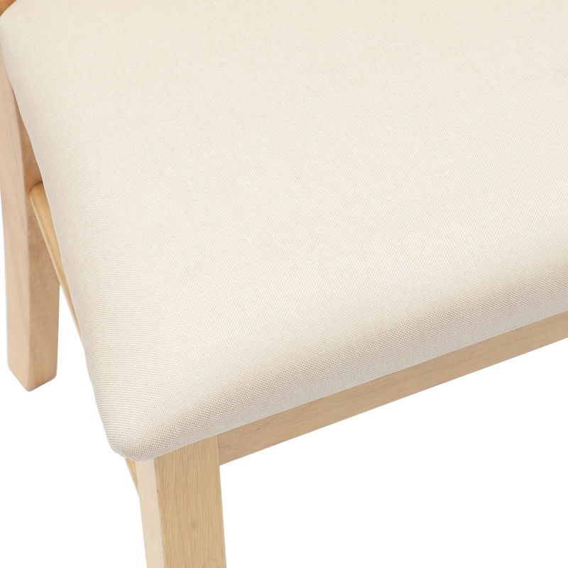 Casa si Gradina - Mobilier - Scaune si fotolii - Scaune - Scaune de dining 2 pcs natural 50 x 52,5 x 91 cm - Infinity.ro