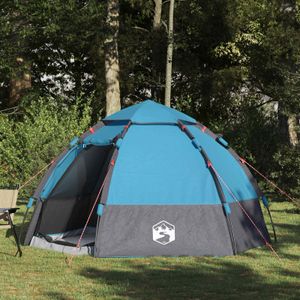 Cort Instant cu depozitare albastru 280 x 280 x 160 cm Otel