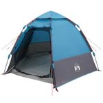 Sport si Outdoor - Camping - Corturi camping - Cort Instant cu depozitare albastru 280 x 280 x 160 cm Otel - Infinity.ro