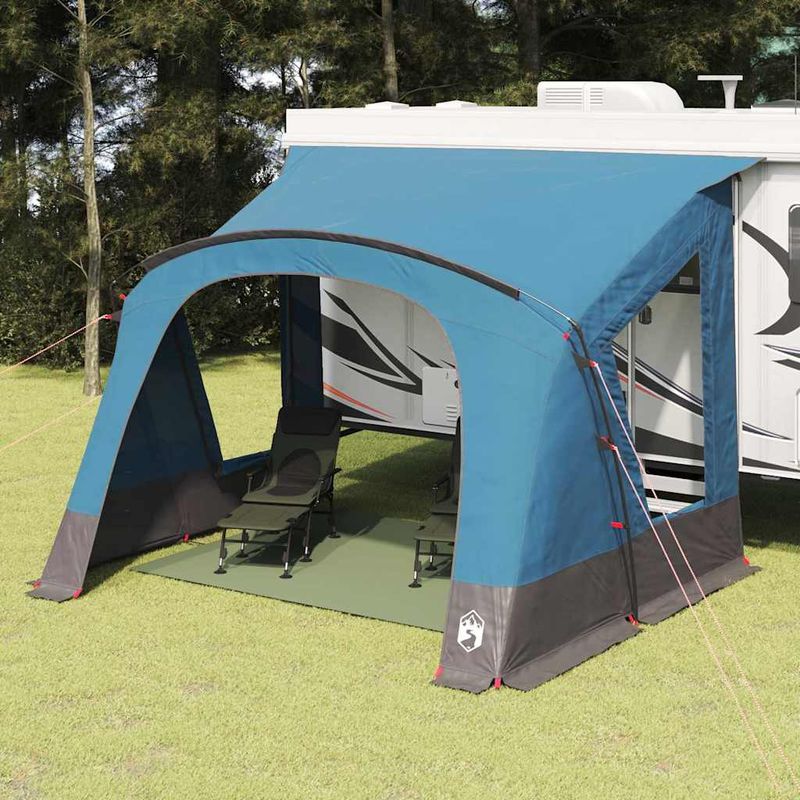 Sport si Outdoor - Camping - Corturi camping - Cort pentru Caravane cu acoperis albastru 410 x 275 x 245 cm - Infinity.ro