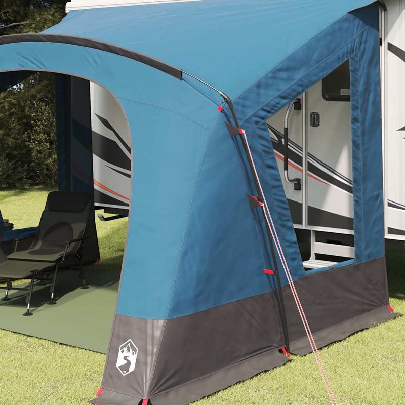 Sport si Outdoor - Camping - Corturi camping - Cort pentru Caravane cu acoperis albastru 410 x 275 x 245 cm - Infinity.ro