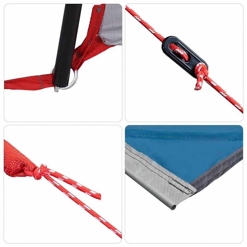 Sport si Outdoor - Camping - Corturi camping - Cort pentru Caravane cu acoperis albastru 410 x 275 x 245 cm - Infinity.ro