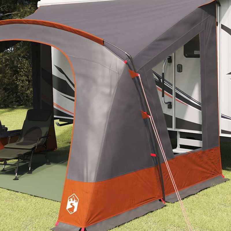 Sport si Outdoor - Camping - Corturi camping - Cort pentru Caravane Gri si Portocalie 410 x 275 x 245 cm - Infinity.ro
