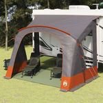 Sport si Outdoor - Camping - Corturi camping - Cort pentru Caravane Gri si Portocalie 252 x 245 x 245 cm - Infinity.ro