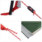 Sport si Outdoor - Camping - Corturi camping - Cort pentru Caravane cu acoperis Verde 252 x 245 x 245 cm - Infinity.ro