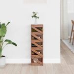 Casa si Gradina - Bucatarie si vesela - Accesorii bar - Carafe si decantoare - Rastel Maro 24 x 14 x 80 cm Lemn masiv de mahon - Infinity.ro