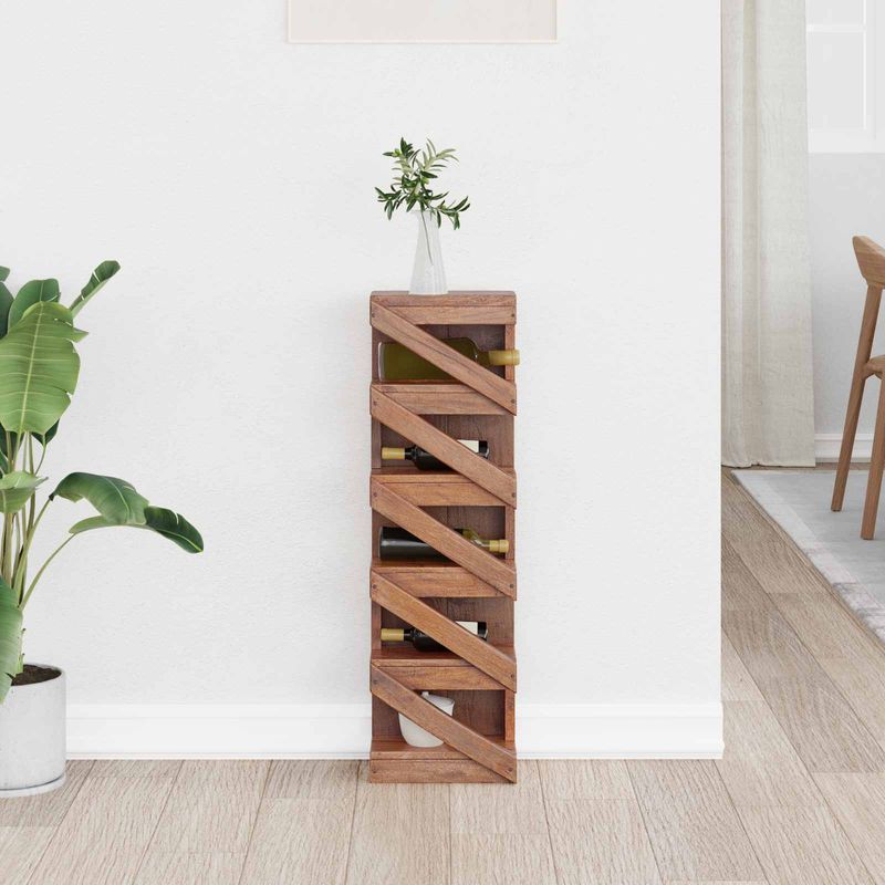 Casa si Gradina - Bucatarie si vesela - Accesorii bar - Carafe si decantoare - Rastel Maro 24 x 14 x 80 cm Lemn masiv de mahon - Infinity.ro