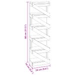 Casa si Gradina - Bucatarie si vesela - Accesorii bar - Carafe si decantoare - Rastel Maro 24 x 14 x 80 cm Lemn masiv de mahon - Infinity.ro