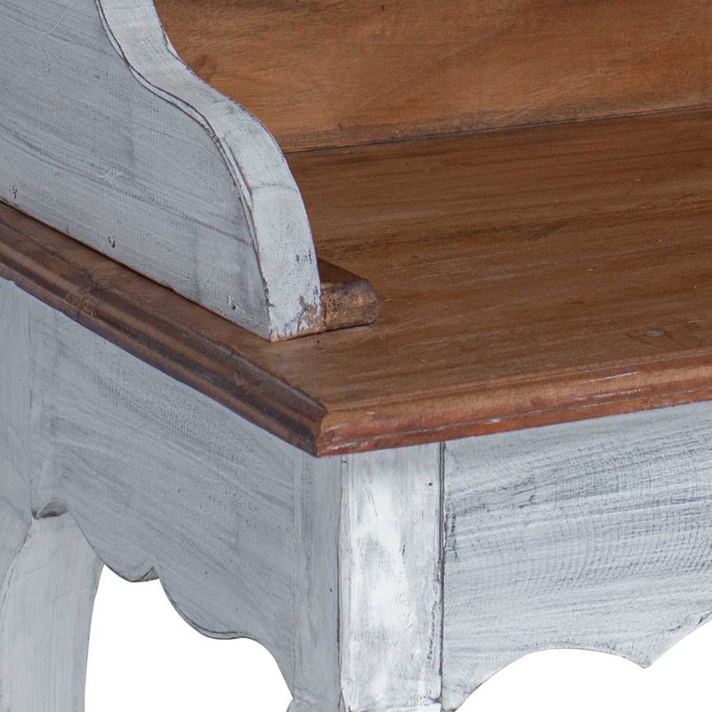 Casa si Gradina - Mobilier - Mese si birouri - Birouri - Birou cu sertar Alb 80 x 40 x 92 cm Lemn masiv de mahon - Infinity.ro