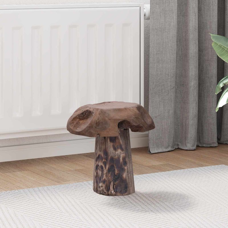 Casa si Gradina - Mobilier - Scaune si fotolii - Tabureti - Taburet natural 35 x 35 x 35 cm Lemn solid de tec - Infinity.ro