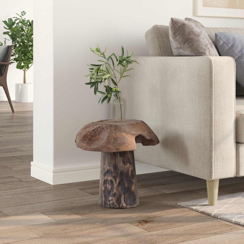 Casa si Gradina - Mobilier - Scaune si fotolii - Tabureti - Taburet natural 35 x 35 x 35 cm Lemn solid de tec - Infinity.ro
