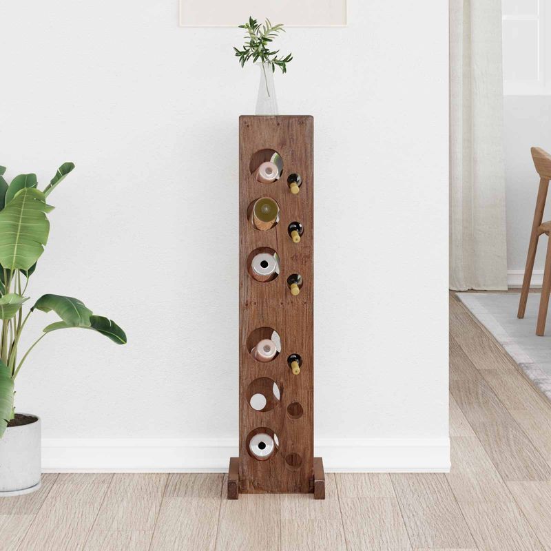 Casa si Gradina - Bucatarie si vesela - Accesorii bar - Carafe si decantoare - Rastel Maro 20 x 25 x 100 cm Lemn masiv de mahon - Infinity.ro