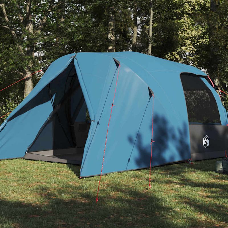 Sport si Outdoor - Camping - Corturi camping - Cort cu dome cu acoperis albastru 455 x 252 x 178 cm - Infinity.ro