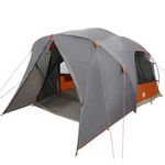 Sport si Outdoor - Camping - Corturi camping - Cort cu dome cu acoperis Gri si Portocalie 500 x 314 x 206 cm - Infinity.ro