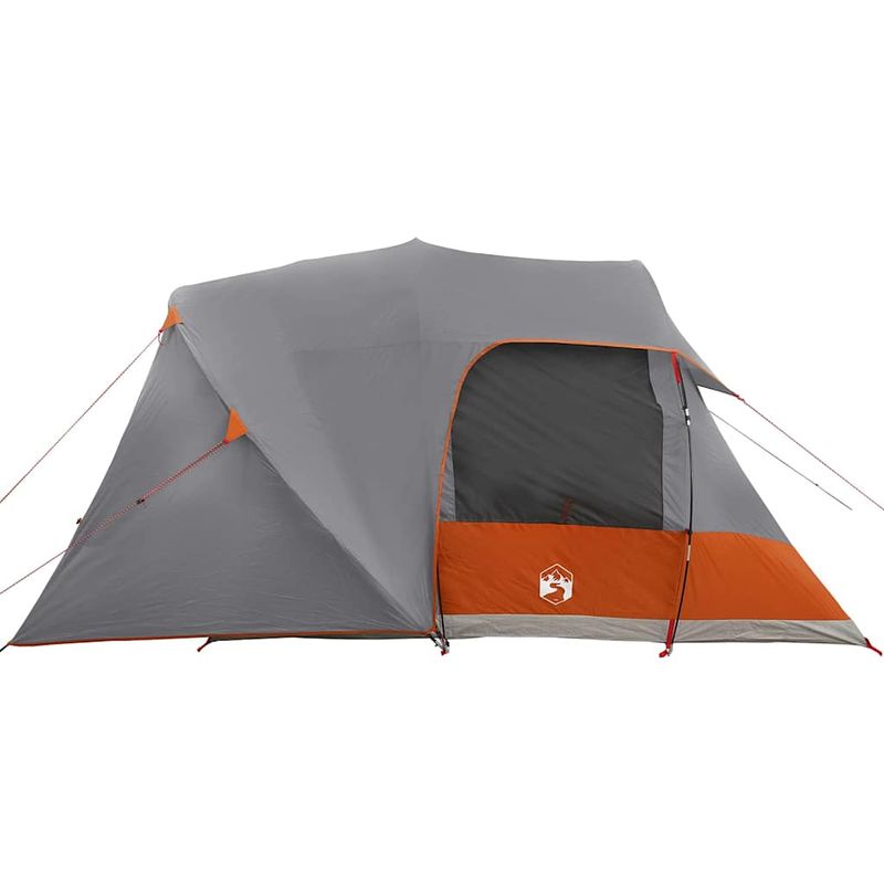 Sport si Outdoor - Camping - Corturi camping - Cort cu dome cu acoperis Gri si Portocalie 500 x 314 x 206 cm - Infinity.ro