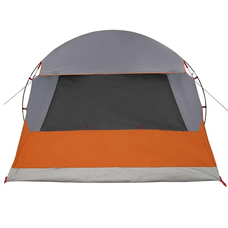 Sport si Outdoor - Camping - Corturi camping - Cort cu dome cu acoperis Gri si Portocalie 500 x 314 x 206 cm - Infinity.ro