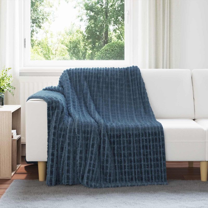 Casa si Gradina - Textile si covoare - Lenjerii de pat - Cearceafuri de pat - Paturi 6 pcs Albastru marin 200 x 150 cm Molton - Infinity.ro