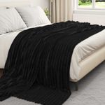 Casa si Gradina - Textile si covoare - Lenjerii de pat - Cearceafuri de pat - Paturi 6 pcs Negru 270 x 240 cm Molton - Infinity.ro
