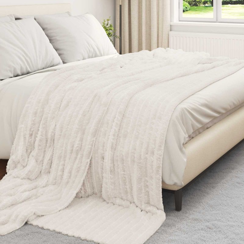 Casa si Gradina - Textile si covoare - Lenjerii de pat - Cearceafuri de pat - Paturi 6 pcs Crem 270 x 240 cm Molton - Infinity.ro