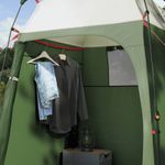 Sport si Outdoor - Camping - Corturi camping - Cort de dus cu depozitare Verde 160 x 160 x 227 cm Otel - Infinity.ro