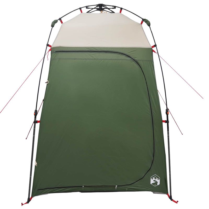 Sport si Outdoor - Camping - Corturi camping - Cort de dus cu depozitare Verde 160 x 160 x 227 cm Otel - Infinity.ro