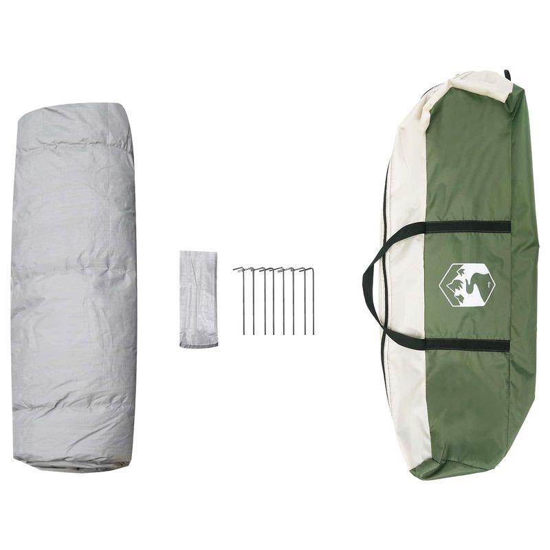 Sport si Outdoor - Camping - Corturi camping - Cort de dus cu depozitare Verde 160 x 160 x 227 cm Otel - Infinity.ro