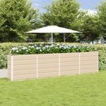 Casa si Gradina - Gradinarit si plante - Plante si ghivece - Ghivece si suporturi - Jardiniera Creme 160 x 40 x 75 cm Otel - Infinity.ro