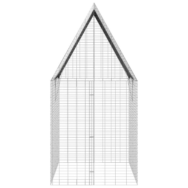 Petshop - Accesorii petshop - Culcusuri si custi - Custi interior si exterior - Custodie pentru iepuri Argintiu 200 x 100 x 210 cm - Infinity.ro