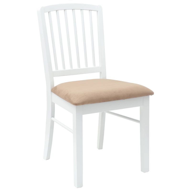 Casa si Gradina - Mobilier - Scaune si fotolii - Scaune - Scaune de dining 2 pcs Alb 50 x 52,5 x 91 cm - Infinity.ro