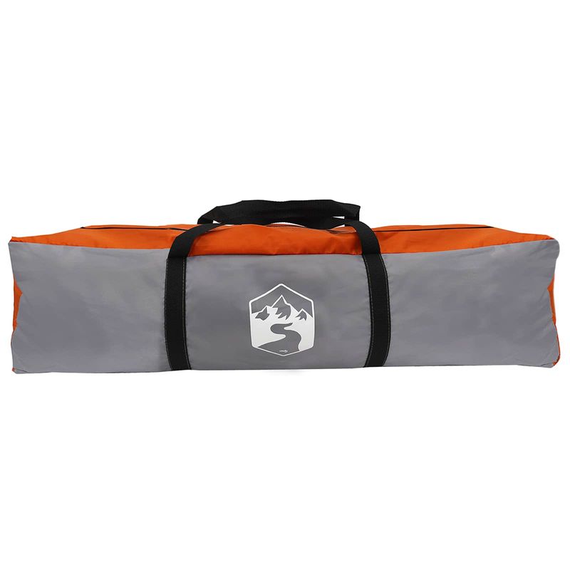 Sport si Outdoor - Camping - Corturi camping - Cort Instant Gri si Portocalie 280 x 280 x 160 cm Otel - Infinity.ro