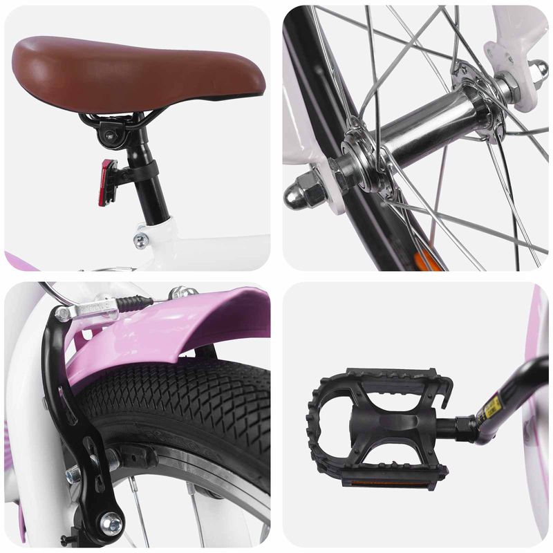 Sport si Outdoor - Ciclism - Biciclete pentru copii - Bicicleta pentru Copii 20 Inci pentru 6-11 ani Roz deschis - Infinity.ro