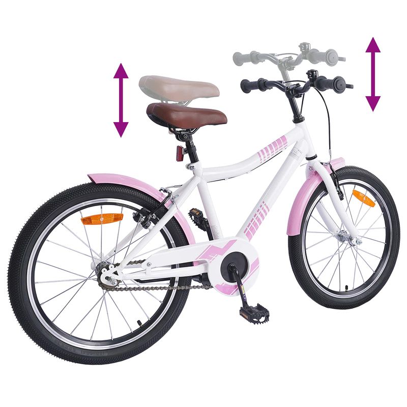 Sport si Outdoor - Ciclism - Biciclete pentru copii - Bicicleta pentru Copii 20 Inci pentru 6-11 ani Roz deschis - Infinity.ro