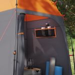 Sport si Outdoor - Camping - Corturi camping - Cort de dus Gri si Portocalie 160 x 160 x 227 cm Otel - Infinity.ro