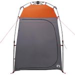 Sport si Outdoor - Camping - Corturi camping - Cort de dus Gri si Portocalie 160 x 160 x 227 cm Otel - Infinity.ro