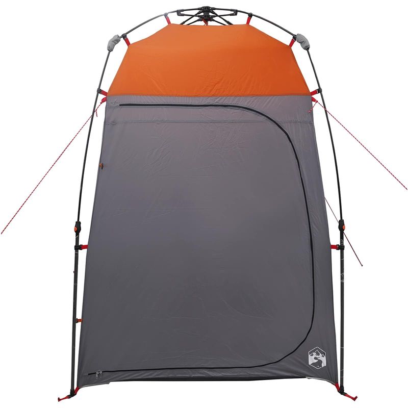 Sport si Outdoor - Camping - Corturi camping - Cort de dus Gri si Portocalie 160 x 160 x 227 cm Otel - Infinity.ro