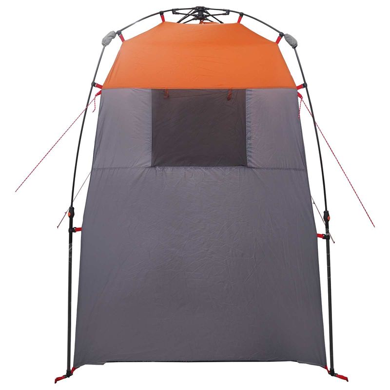 Sport si Outdoor - Camping - Corturi camping - Cort de dus Gri si Portocalie 160 x 160 x 227 cm Otel - Infinity.ro