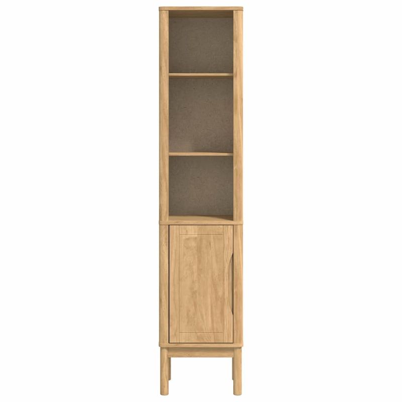 Casa si Gradina - Mobilier - Mobilier baie - Comode baie - Dulap de baie inalt cu Raft Maroniu cerat 35 x 30 x 160 cm - Infinity.ro