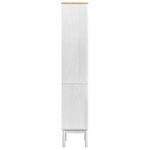 Casa si Gradina - Mobilier - Mobilier baie - Comode baie - Dulap de baie inalt Alb 35 x 30 x 160 cm Lemn de pin masiv - Infinity.ro