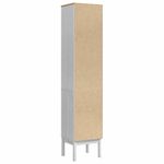 Casa si Gradina - Mobilier - Mobilier baie - Comode baie - Dulap de baie inalt Alb 35 x 30 x 160 cm Lemn de pin masiv - Infinity.ro