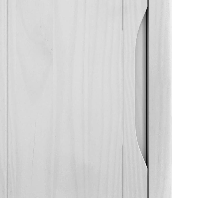 Casa si Gradina - Mobilier - Mobilier baie - Comode baie - Dulap de baie inalt Alb 35 x 30 x 160 cm Lemn de pin masiv - Infinity.ro