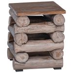Casa si Gradina - Mobilier - Scaune si fotolii - Tabureti - Taburet natural 30 x 30 x 38 cm Lemn solid de tec - Infinity.ro