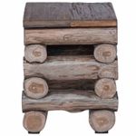 Casa si Gradina - Mobilier - Scaune si fotolii - Tabureti - Taburet natural 30 x 30 x 38 cm Lemn solid de tec - Infinity.ro