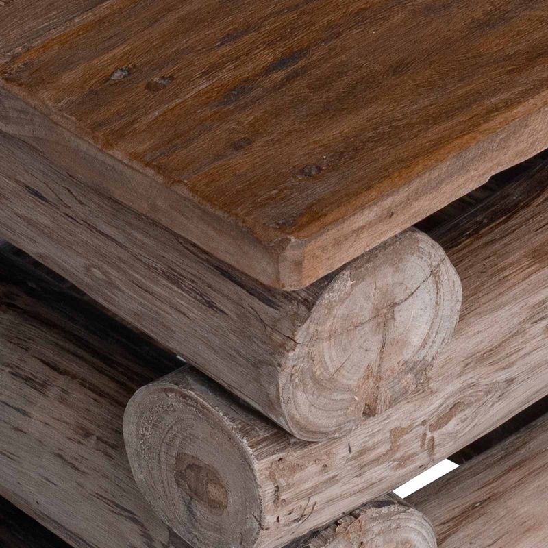 Casa si Gradina - Mobilier - Scaune si fotolii - Tabureti - Taburet natural 30 x 30 x 38 cm Lemn solid de tec - Infinity.ro