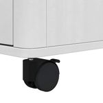 Casa si Gradina - Bucatarie si vesela - Ustensile bucatarie - Cosuri servire - Troler de Bucatarie Alb 72,5 x 45 x 80 cm Lemn de pin masiv - Infinity.ro