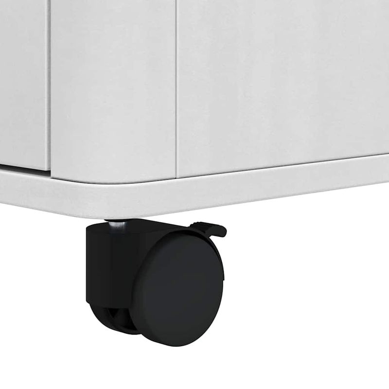 Casa si Gradina - Bucatarie si vesela - Ustensile bucatarie - Cosuri servire - Troler de Bucatarie Alb 72,5 x 45 x 80 cm Lemn de pin masiv - Infinity.ro