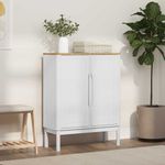 Casa si Gradina - Mobilier - Comode si corpuri - Comode - Bufet Alb 70 x 30 x 70,5 cm Lemn de pin masiv - Infinity.ro