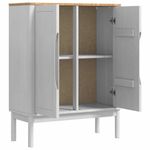 Casa si Gradina - Mobilier - Comode si corpuri - Comode - Bufet Alb 70 x 30 x 70,5 cm Lemn de pin masiv - Infinity.ro