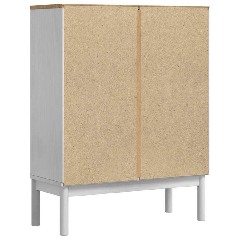 Casa si Gradina - Mobilier - Comode si corpuri - Comode - Bufet Alb 70 x 30 x 70,5 cm Lemn de pin masiv - Infinity.ro