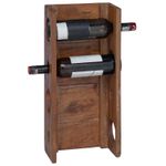 Casa si Gradina - Bucatarie si vesela - Accesorii bar - Suporturi bauturi - Rastel Maro 24 x 13 x 54 cm Lemn masiv de mahon - Infinity.ro